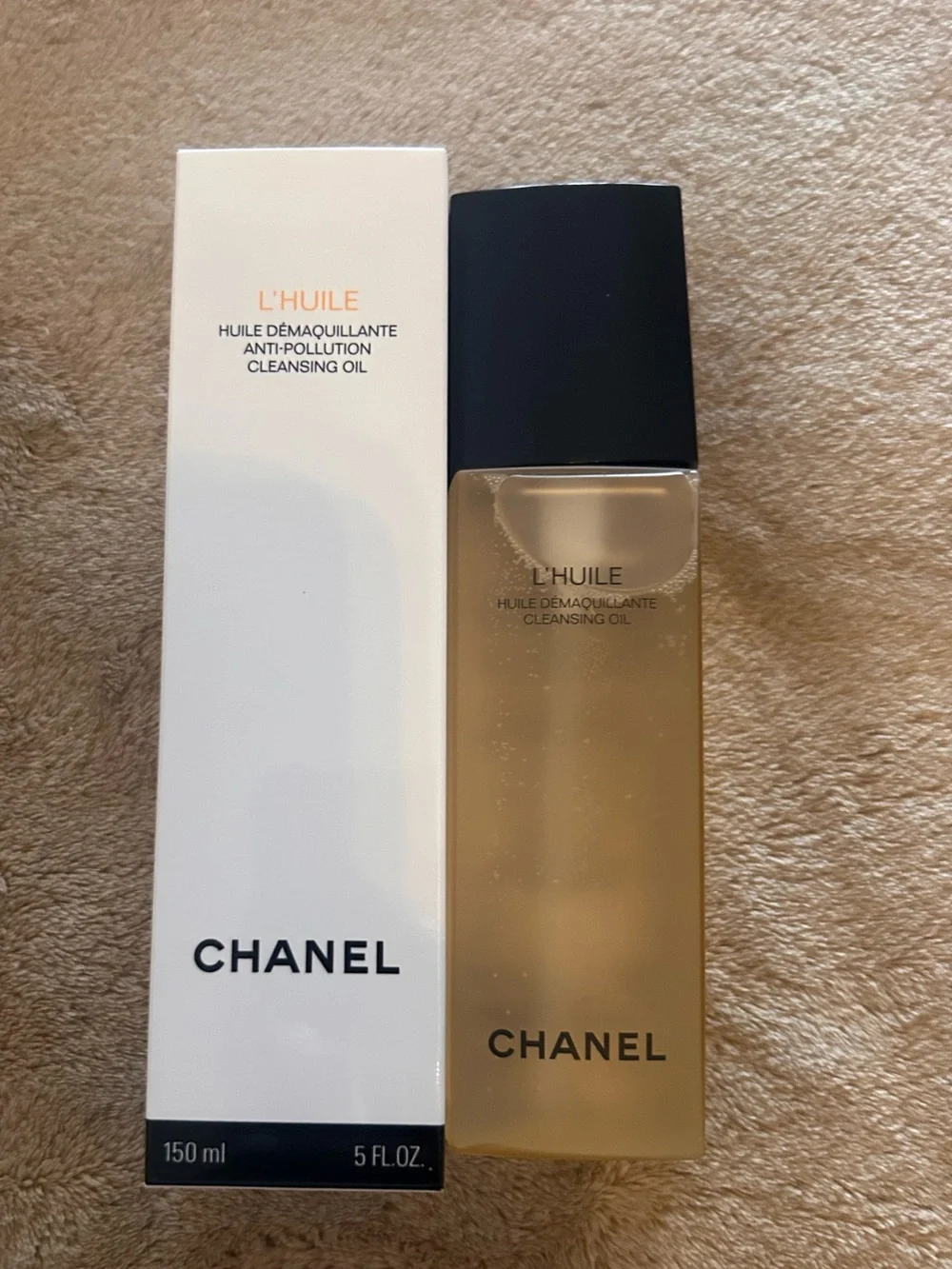 CHANEL L'HUILE Cleansing Oil - Gold and Black Bottle